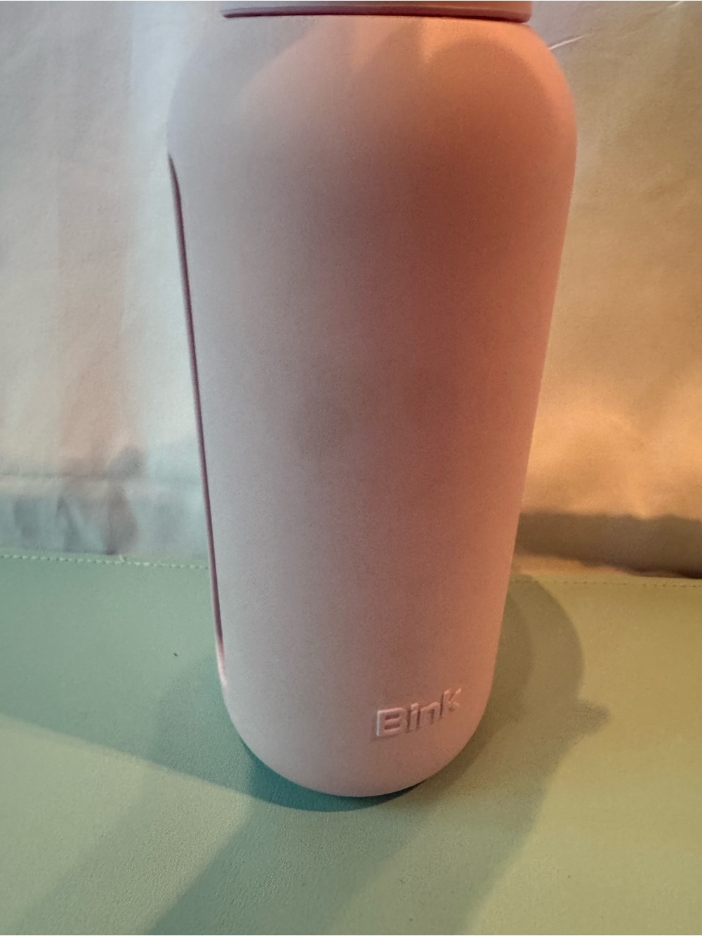 Bink Pink Silicone Straw  Glass  Water Bottle - Picture 9 of 9